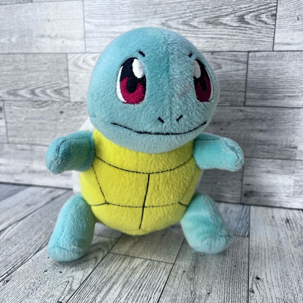 Blue and Yellow Plush Turtle Toy